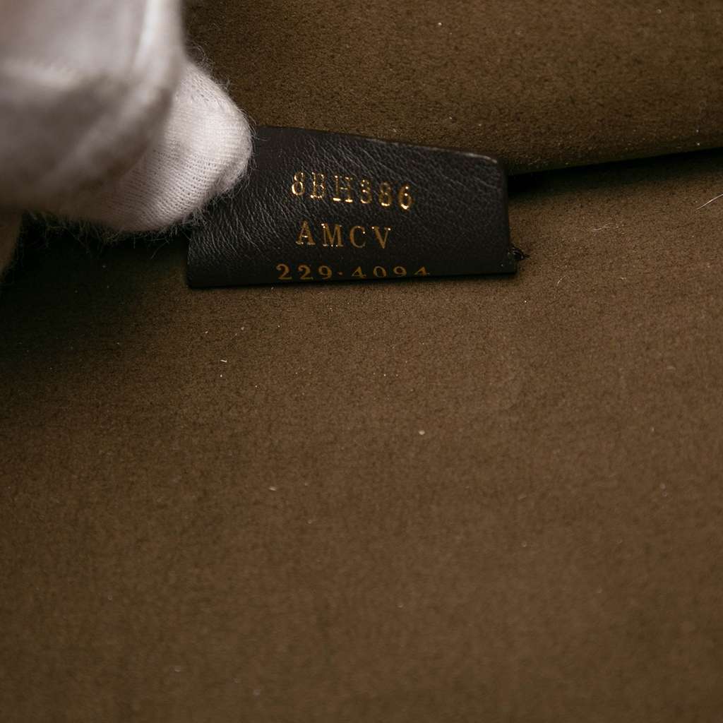 Fendi Medium Zucca Embossed Leather Sunshine Shopper Tote - Detail 1