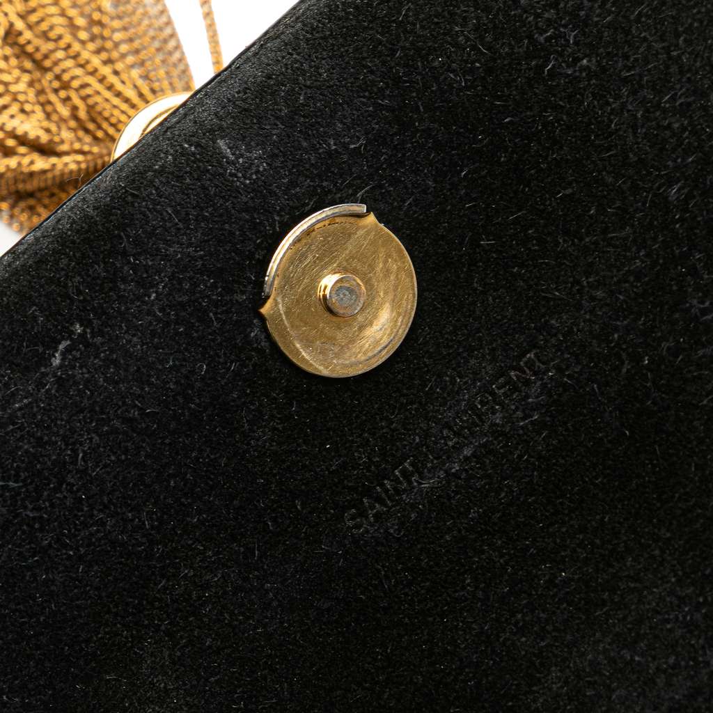 Saint Laurent Small Leather Monogram Kate Tassel Crossbody - Image 10