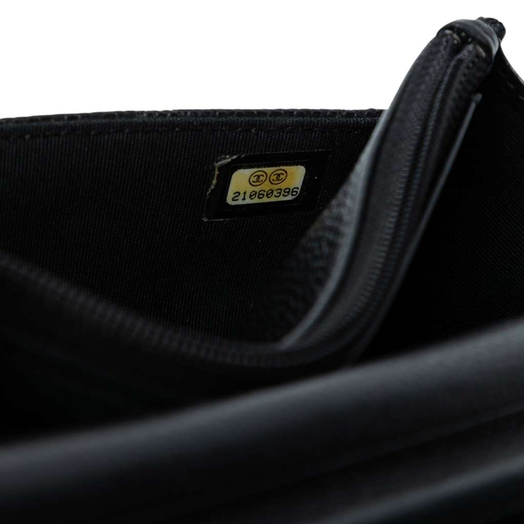 Chanel CC Quilted Caviar Wallet on Chain - 5