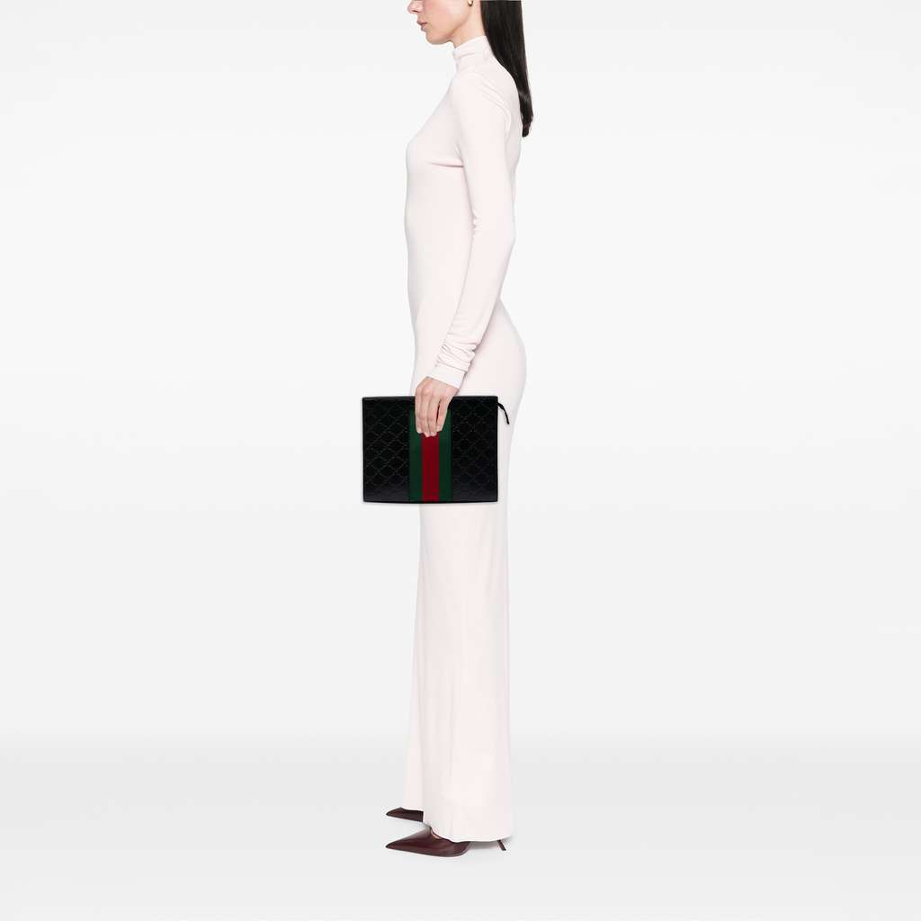 Gucci Guccissima Web Clutch - Detail 2