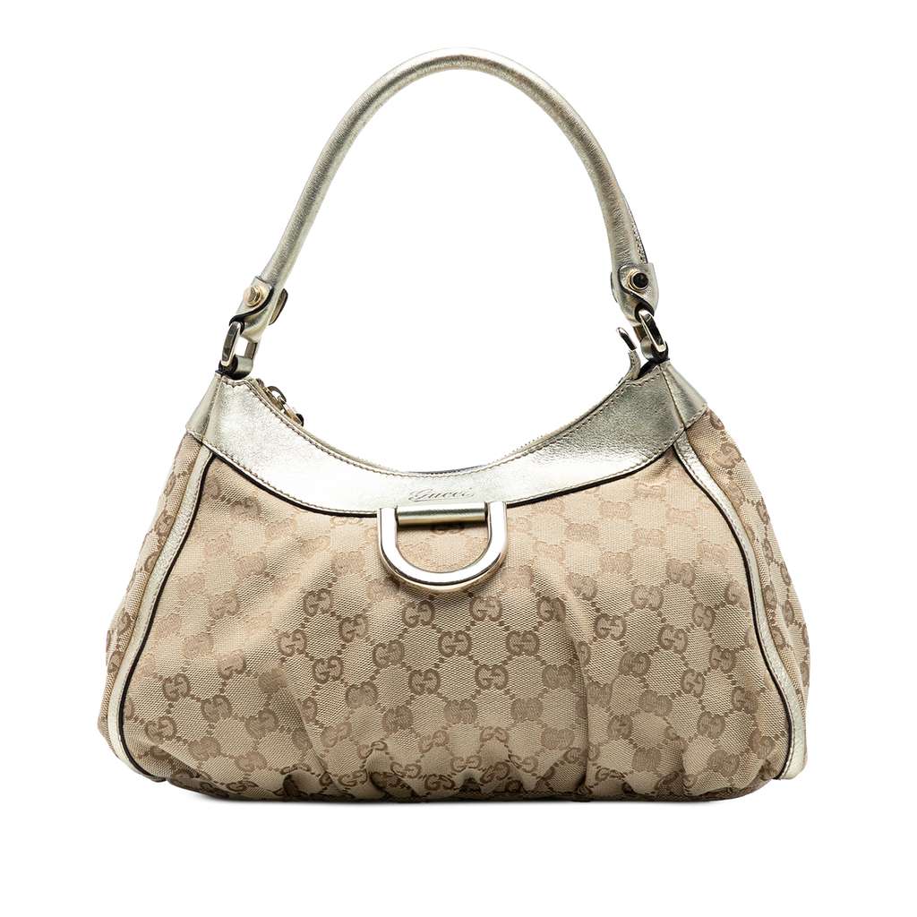 Gucci GG Canvas Abbey D Ring Handbag