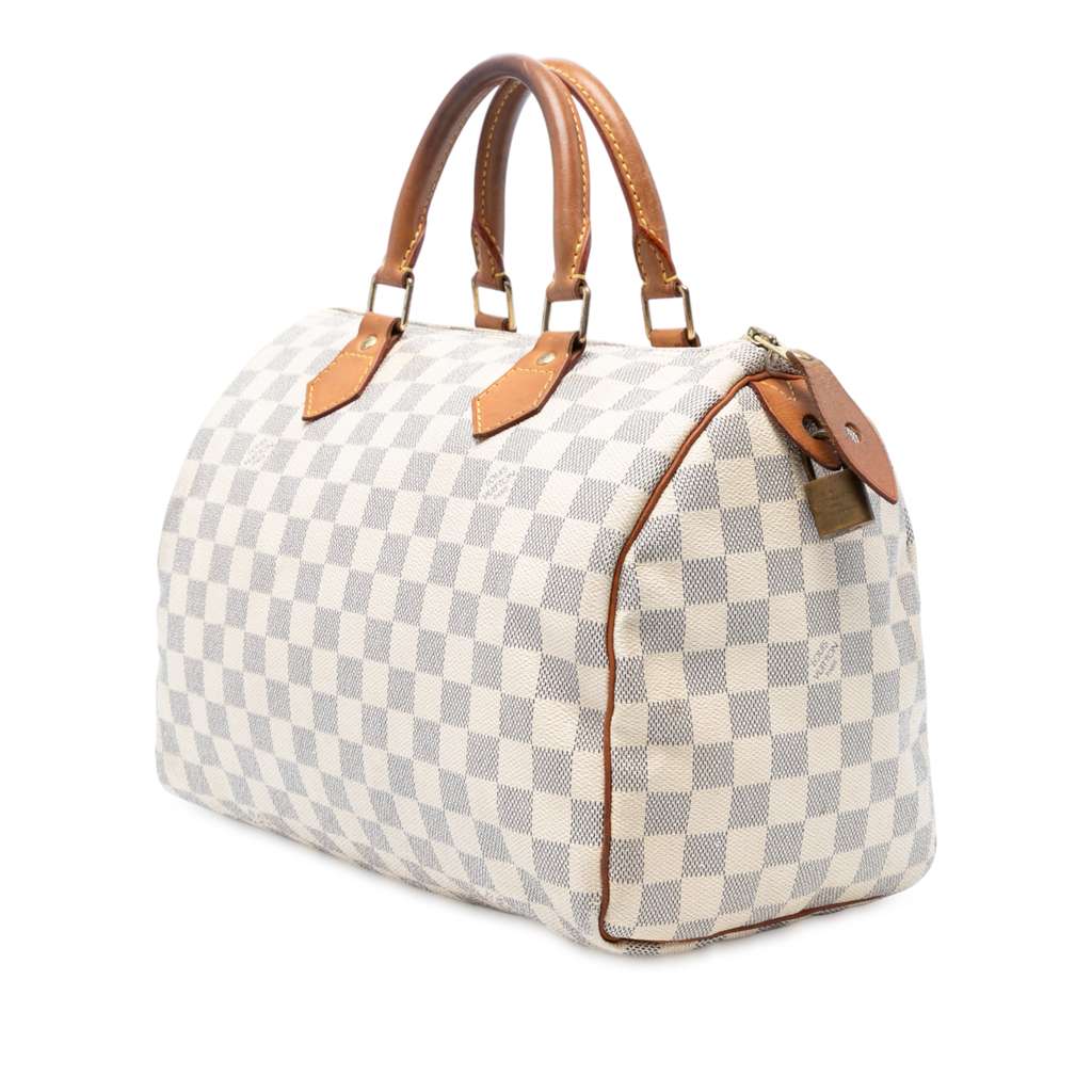 Louis Vuitton Damier Azur Speedy 30 - Back view