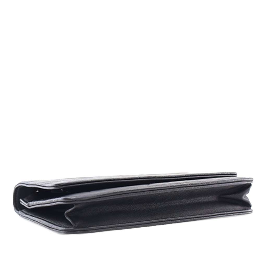 Chanel CC Embossed Lambskin Camellia Wallet On Chain - Image 10