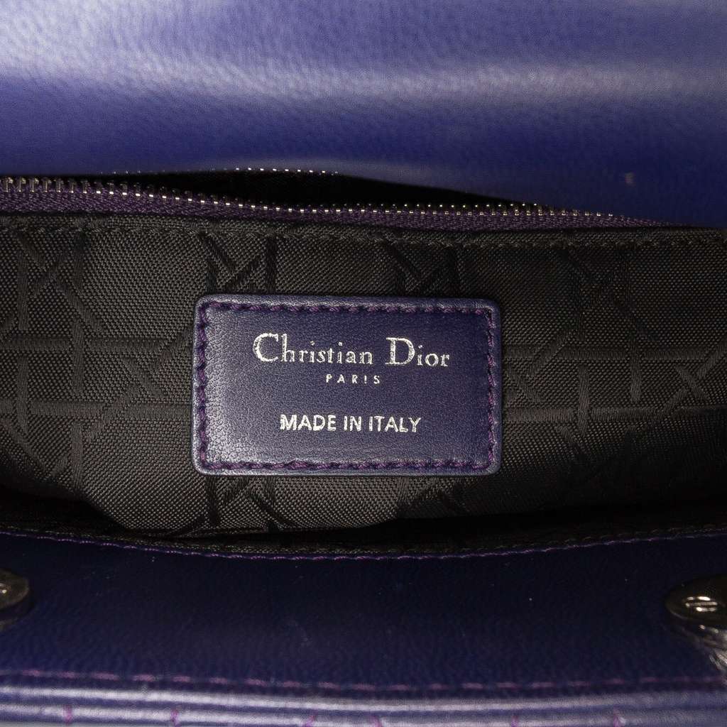 Dior Small Lambskin Cannage My ABCDior Lady Dior - Side view
