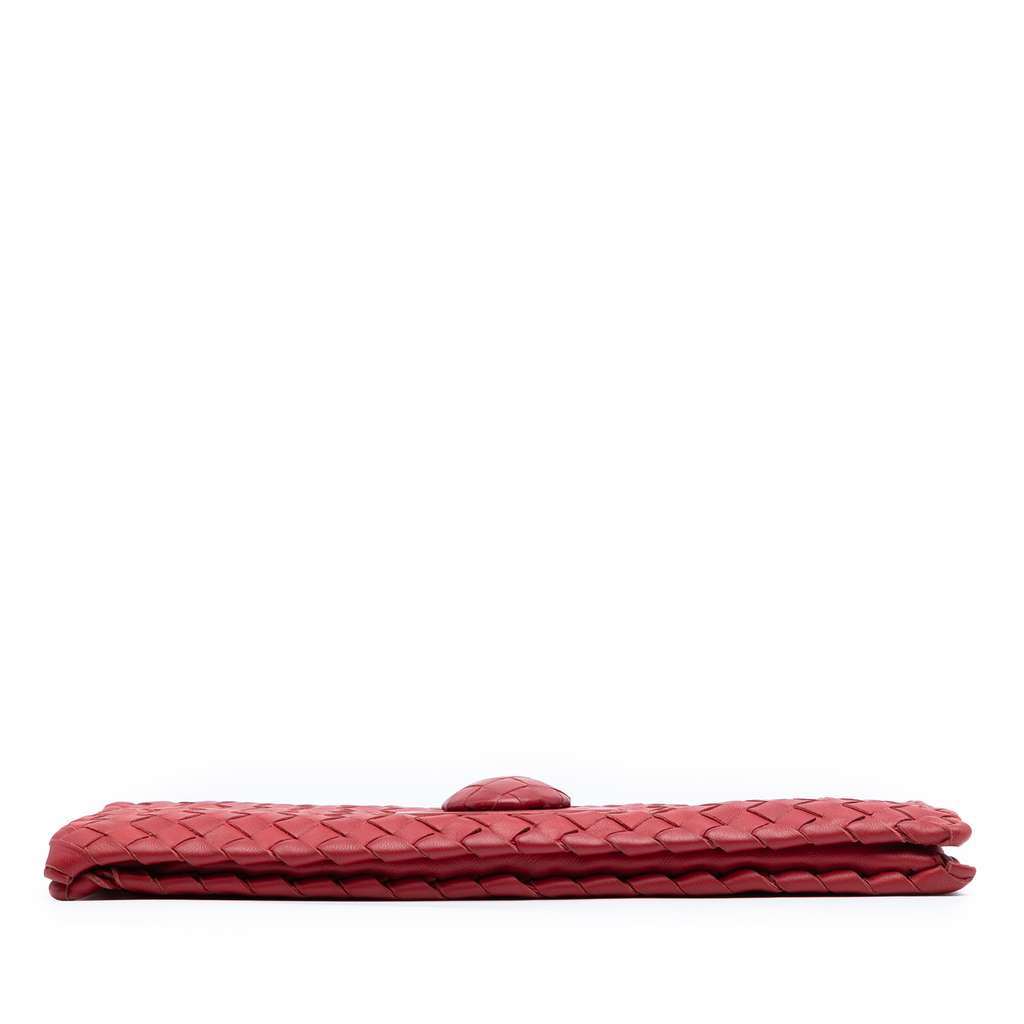 Bottega Veneta Nappa Intrecciato Turn Lock Clutch - Image 6