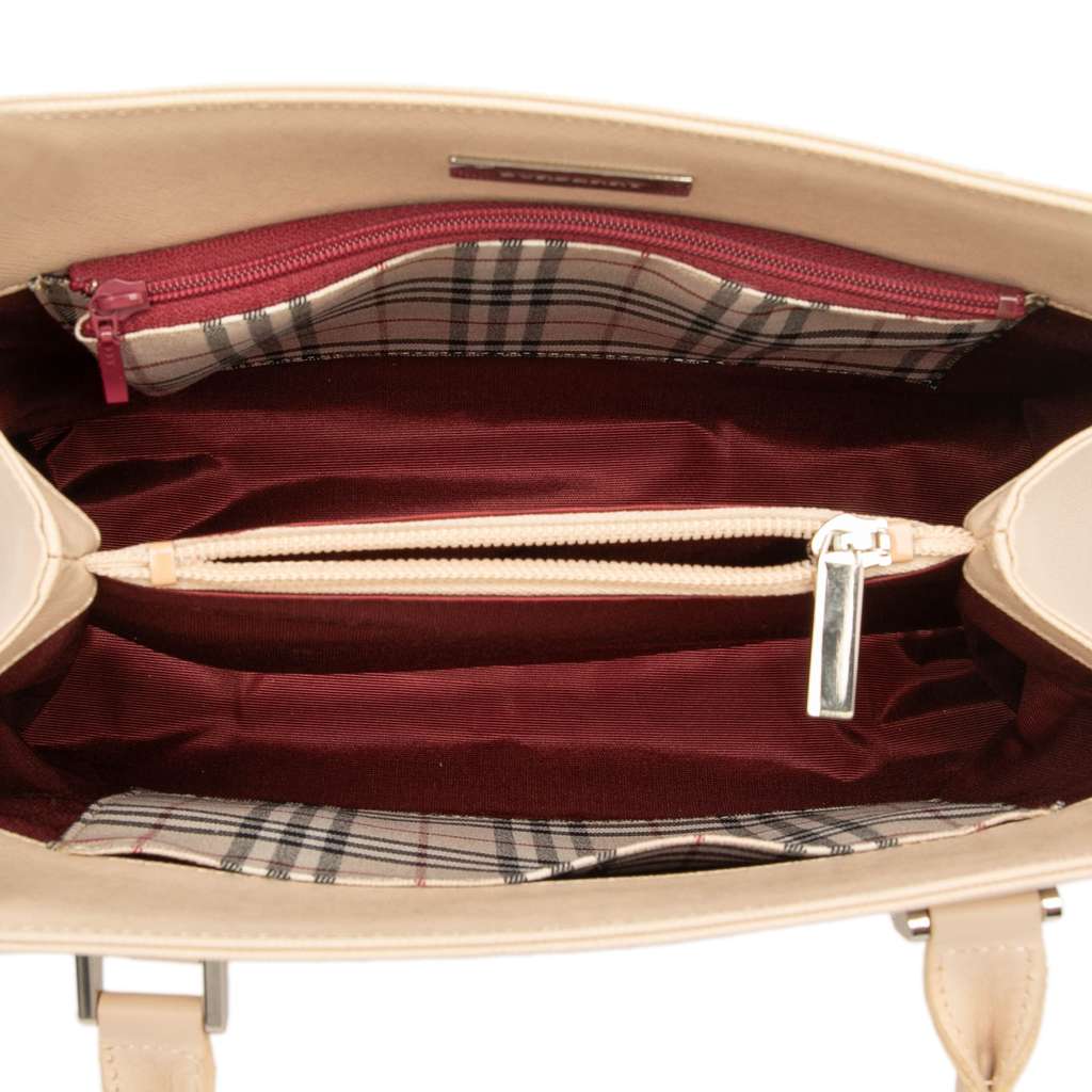 Burberry Leather Handbag - 4