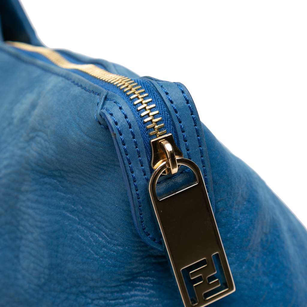 Fendi Medium FF Nubuck Chains Tote - Image 12