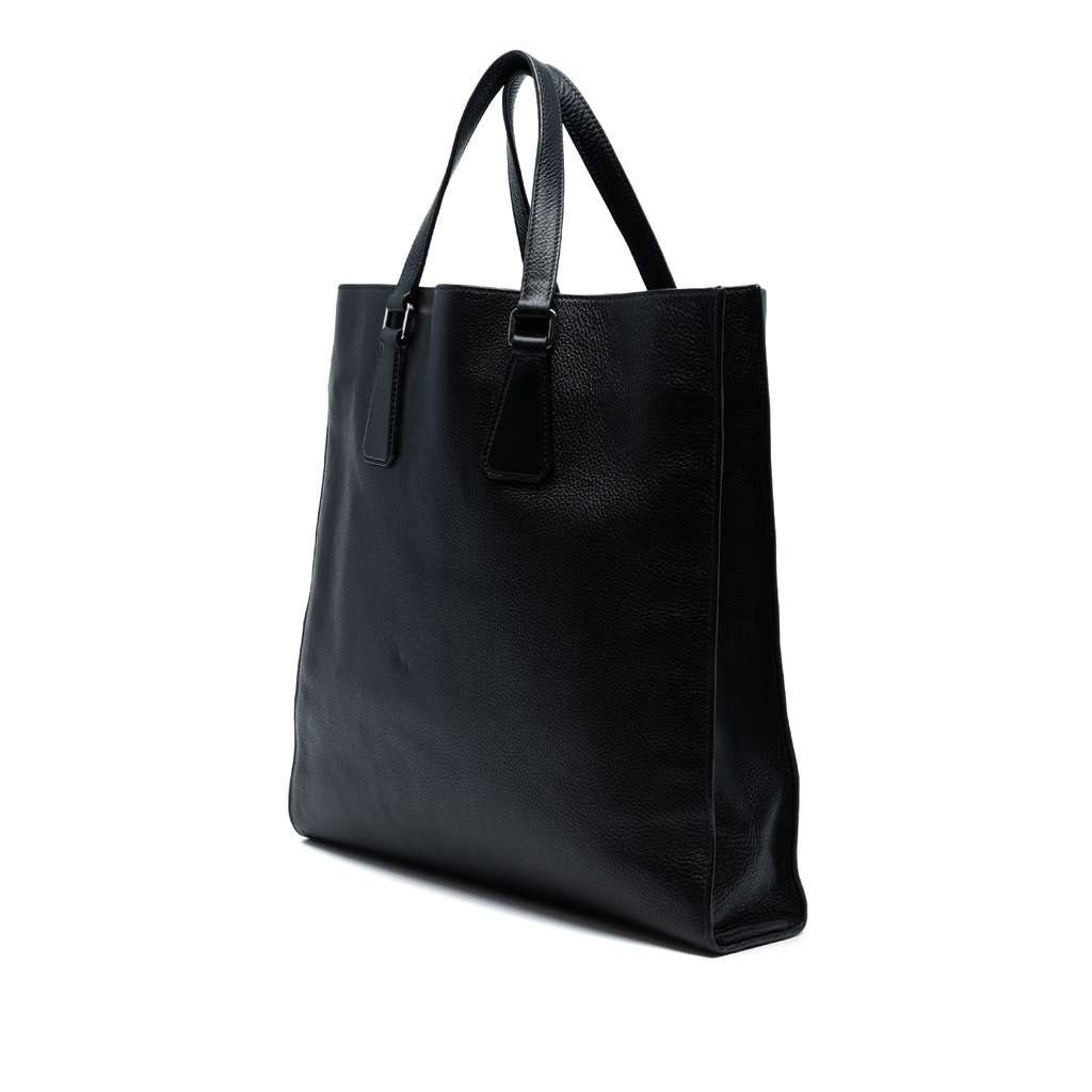 Prada Vitello Phenix Open Convertible Tote - Back view