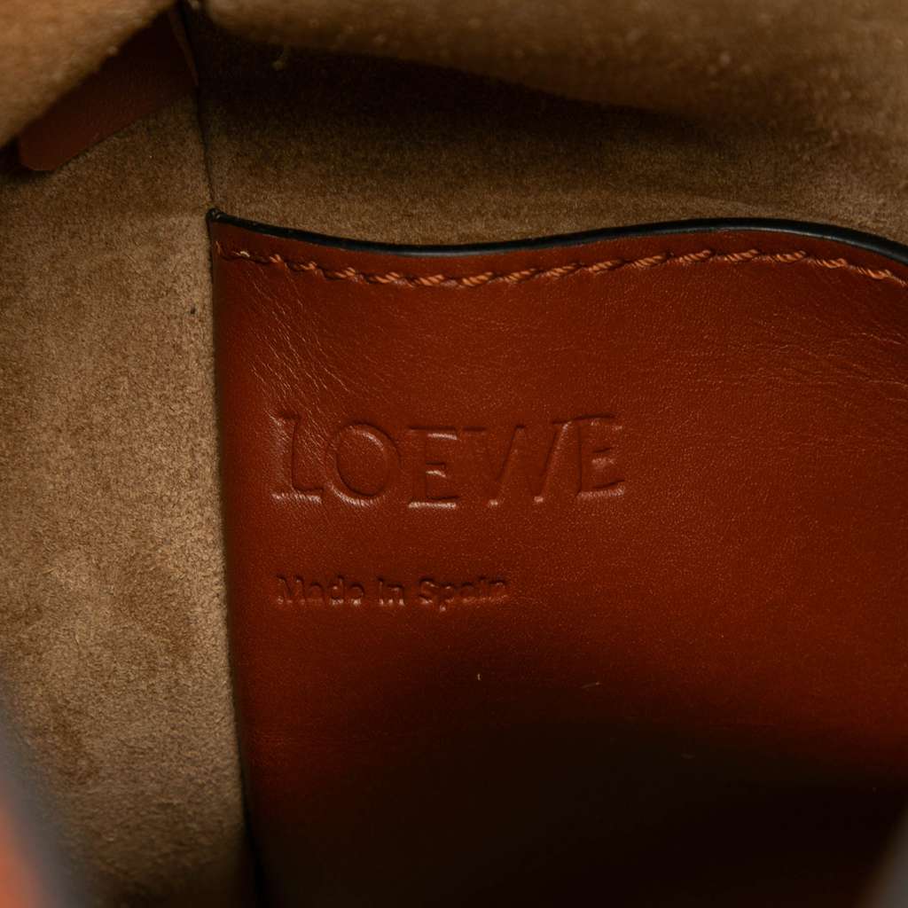 Loewe Leather Gate Bucket Bag - Side view