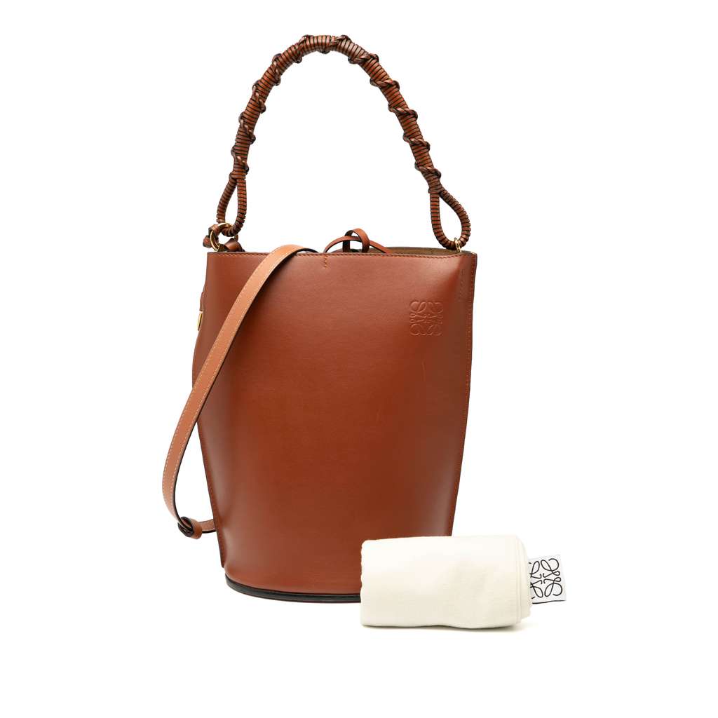 Loewe Leather Gate Bucket Bag - Image 10