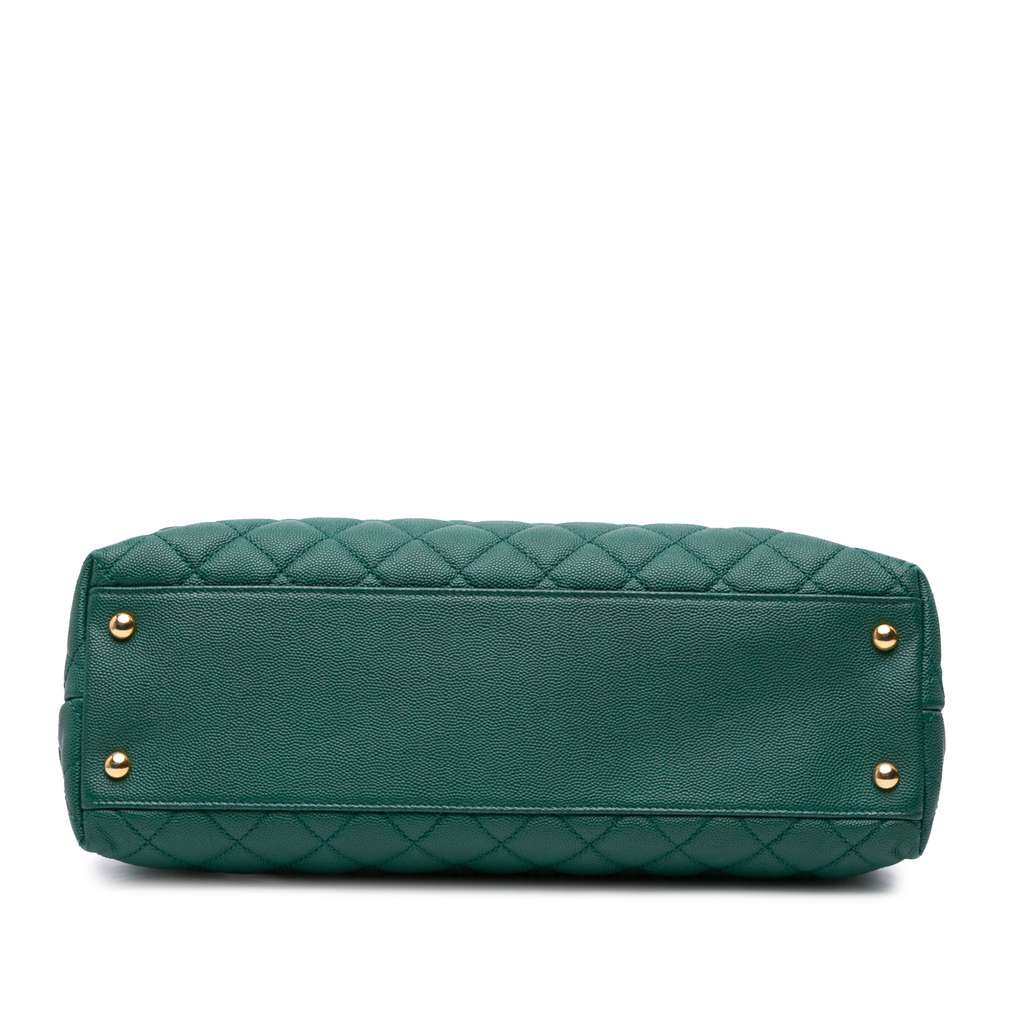 Chanel Medium Quilted Caviar Coco Top Handle Bag - 3