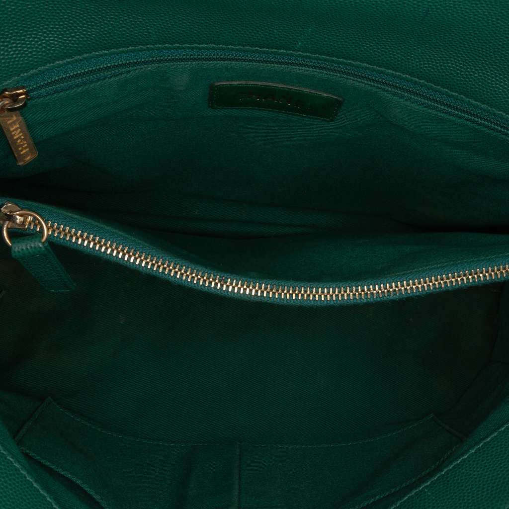 Chanel Medium Quilted Caviar Coco Top Handle Bag - 4