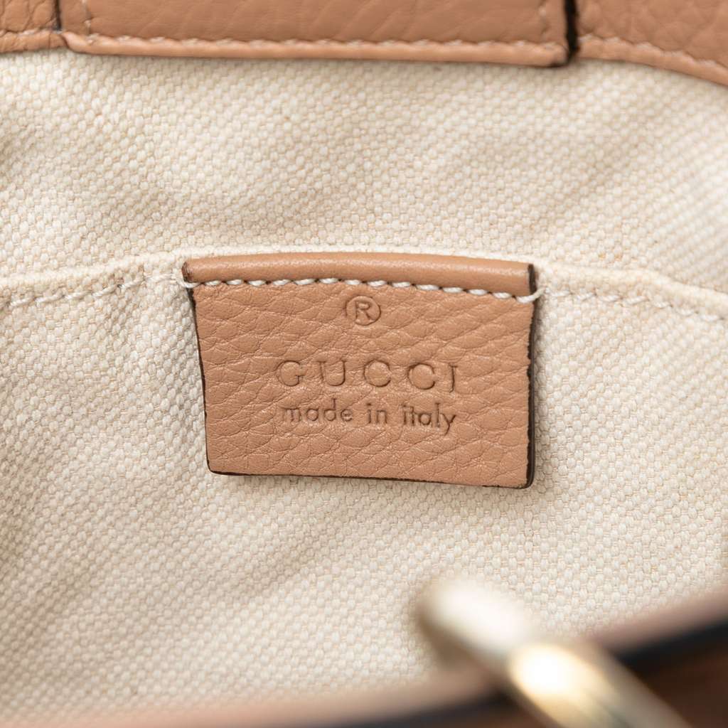 Gucci Mini Calfskin Bamboo Shopper Satchel - Side view