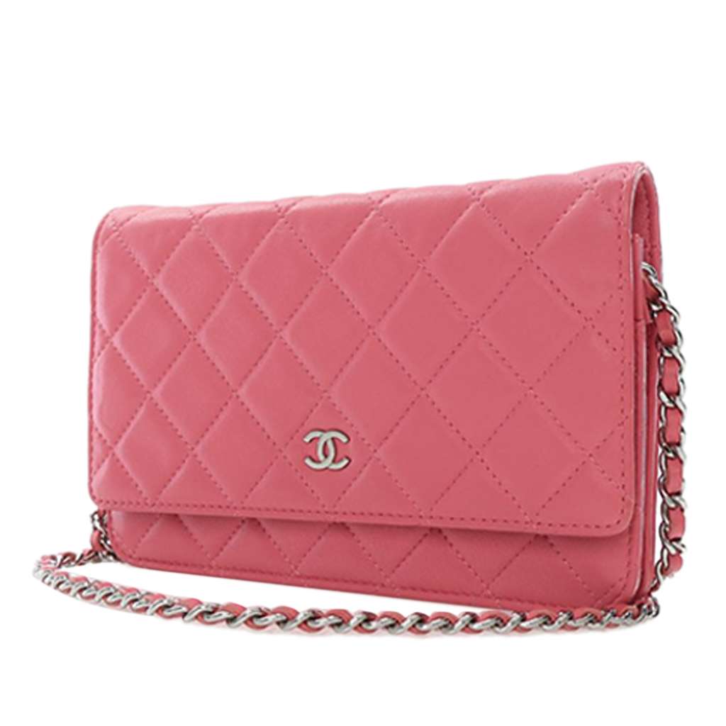 Chanel Classic Lambskin Wallet on Chain - Back view