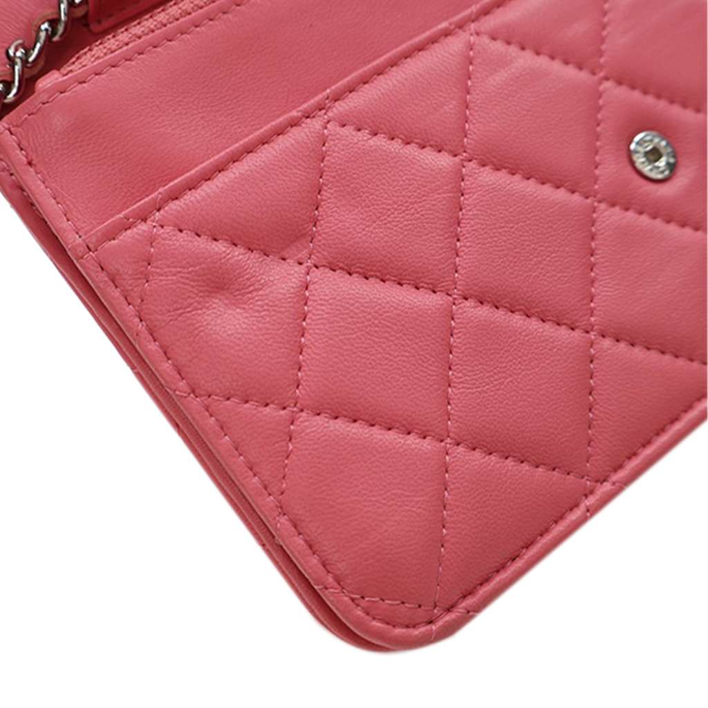Chanel Classic Lambskin Wallet on Chain - Image 15