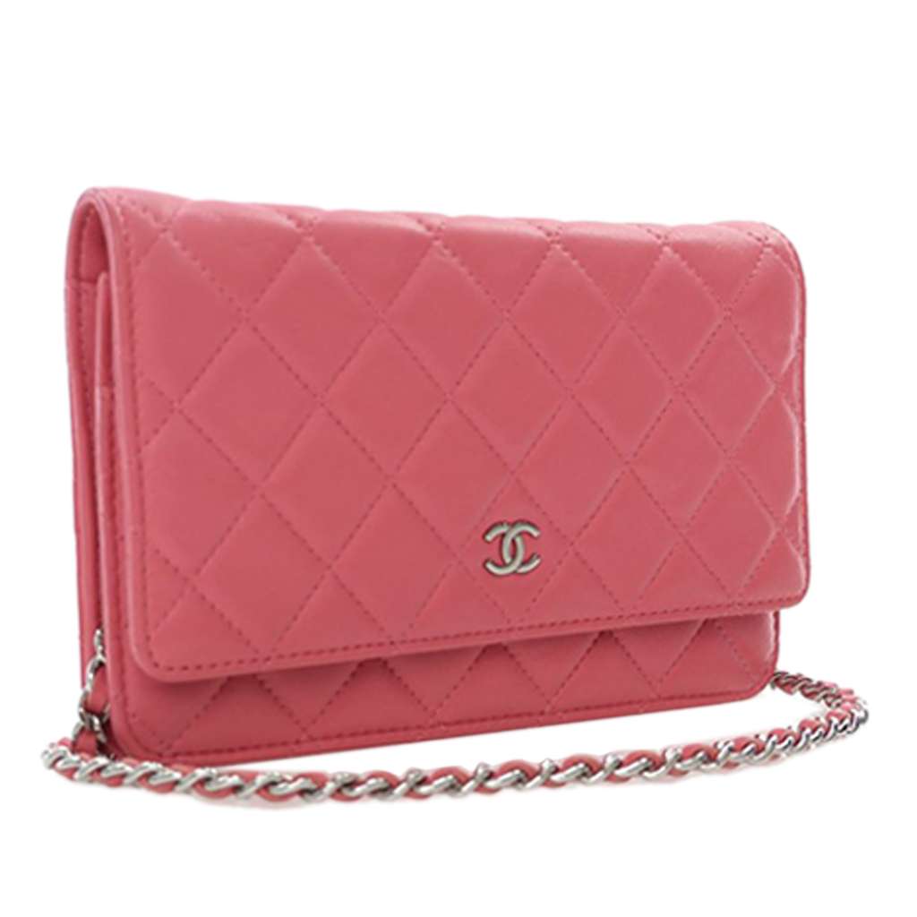 Chanel Classic Lambskin Wallet on Chain - Image 6