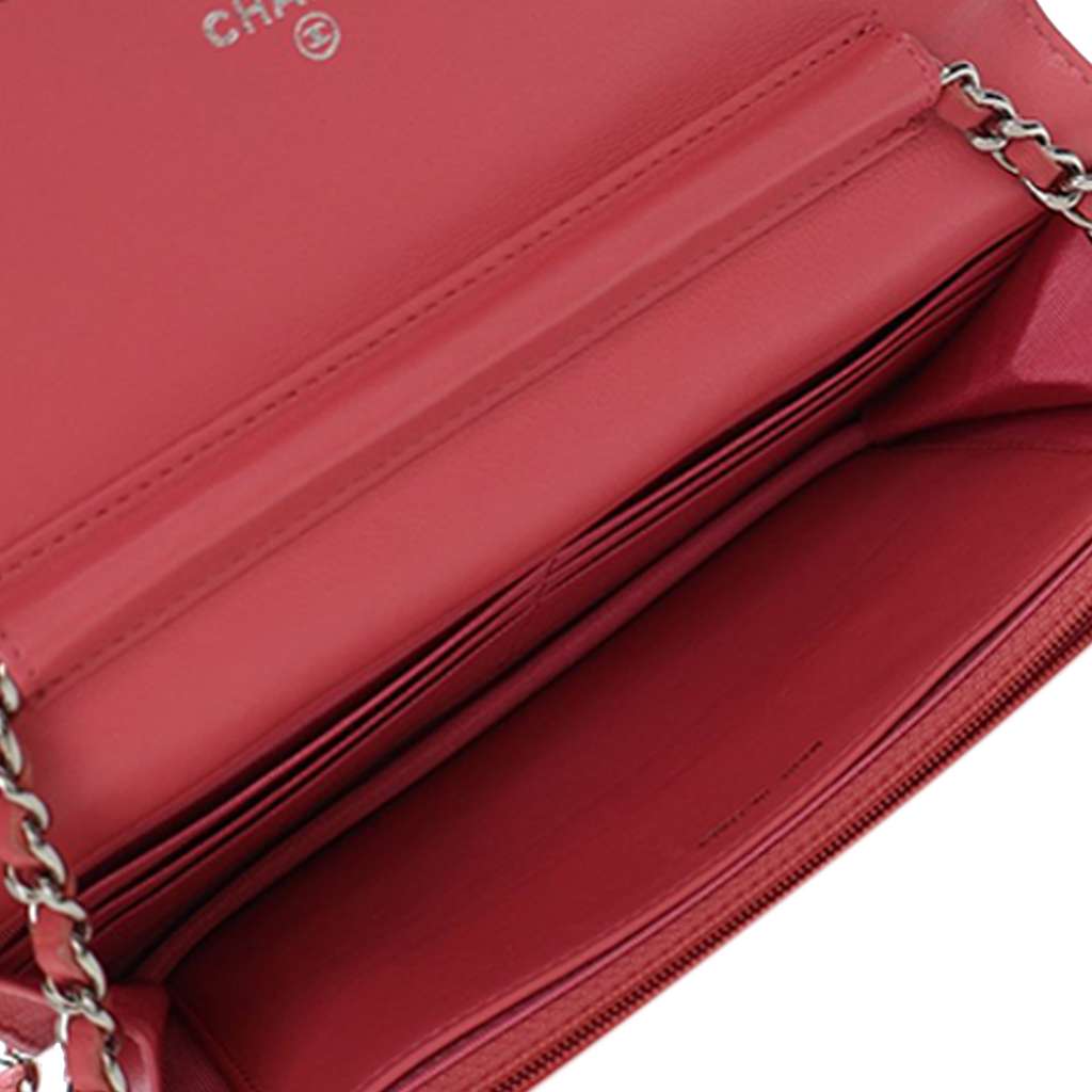 Chanel Classic Lambskin Wallet on Chain - Image 11