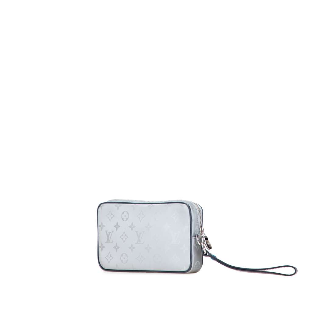 Louis Vuitton Monogram Satellite Alpha Clutch - Back view