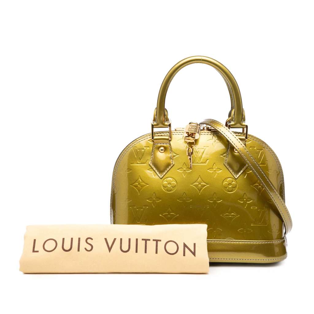 Louis Vuitton Monogram Vernis Alma BB - Image 11
