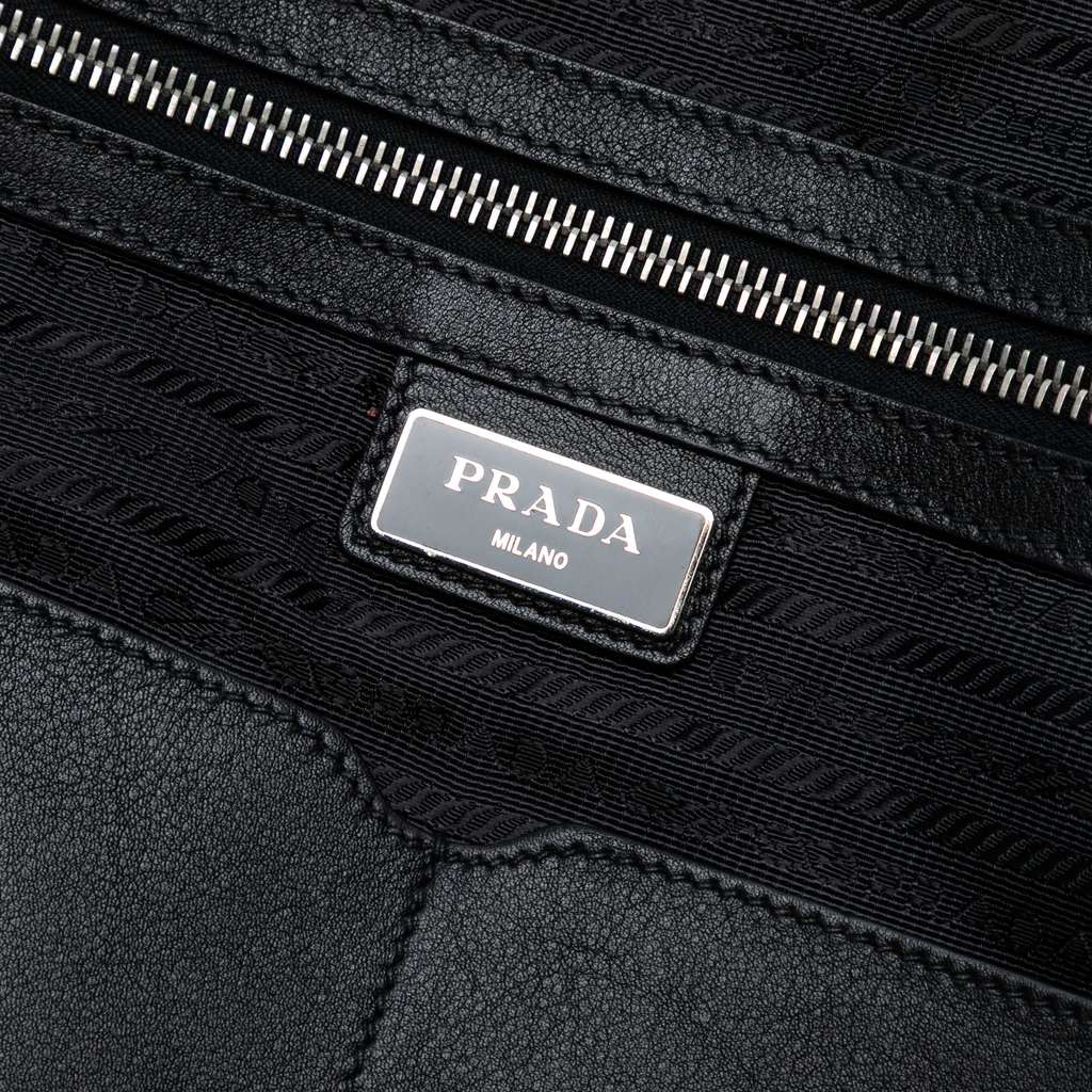 Prada Leather Business Bag - Side view