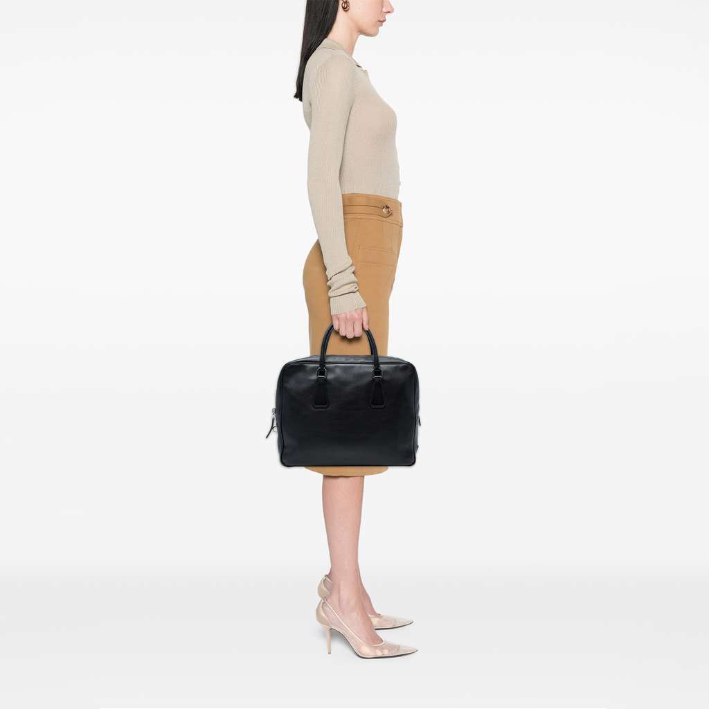 Prada Leather Business Bag - Detail 1