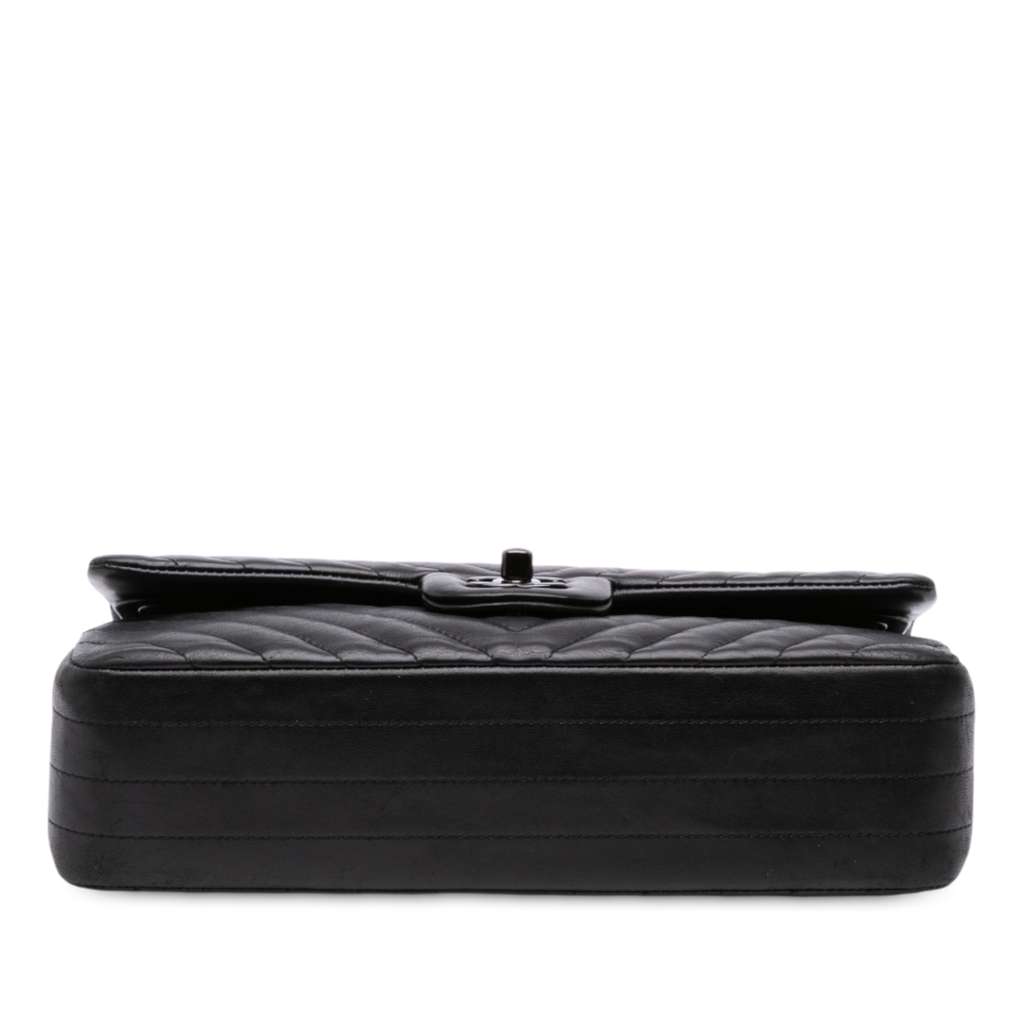 Chanel Medium Classic Chevron Lambskin Double Flap - Image 6