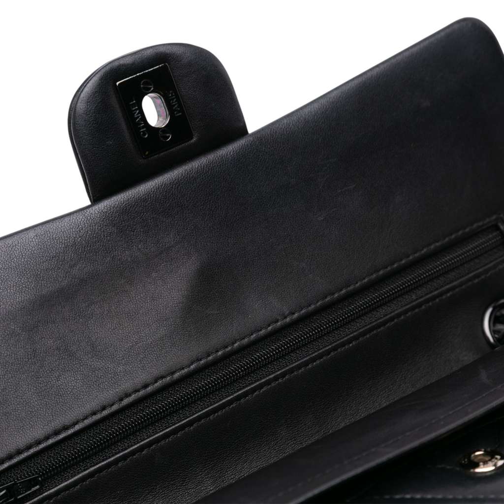 Chanel Medium Classic Chevron Lambskin Double Flap - Image 12