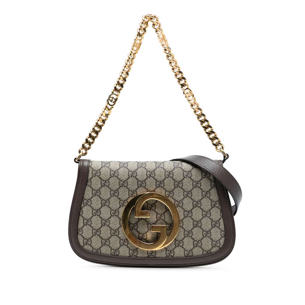Gucci Small GG Supreme Blondie Chain Satchel