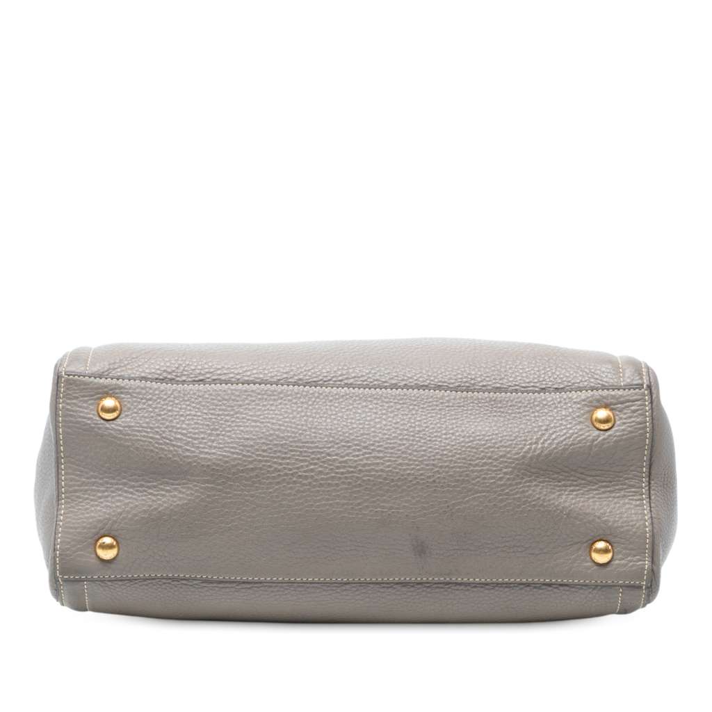 Prada Vitello Daino Open Convertible Tote - Image 6