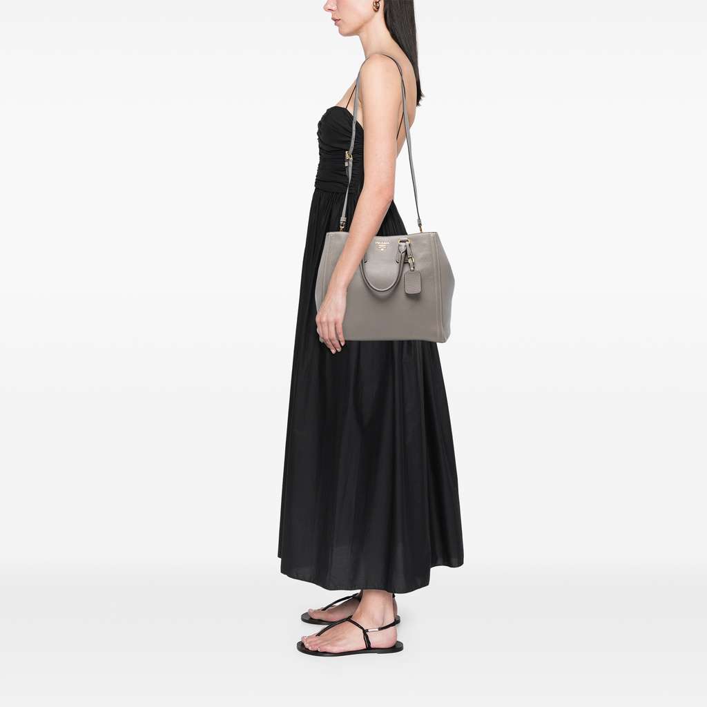 Prada Vitello Daino Open Convertible Tote - Detail 1