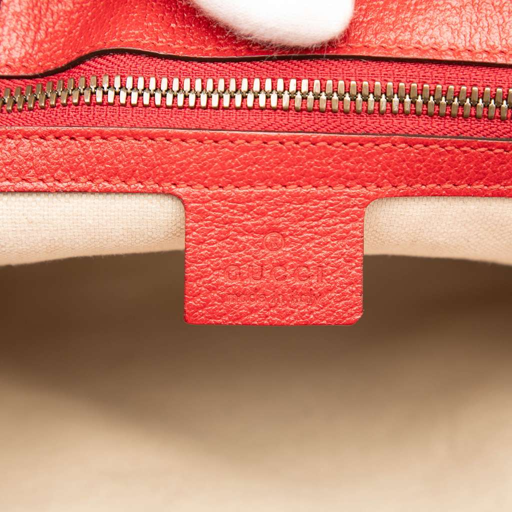 Gucci GG Supreme Web Bosco Satchel - Side view