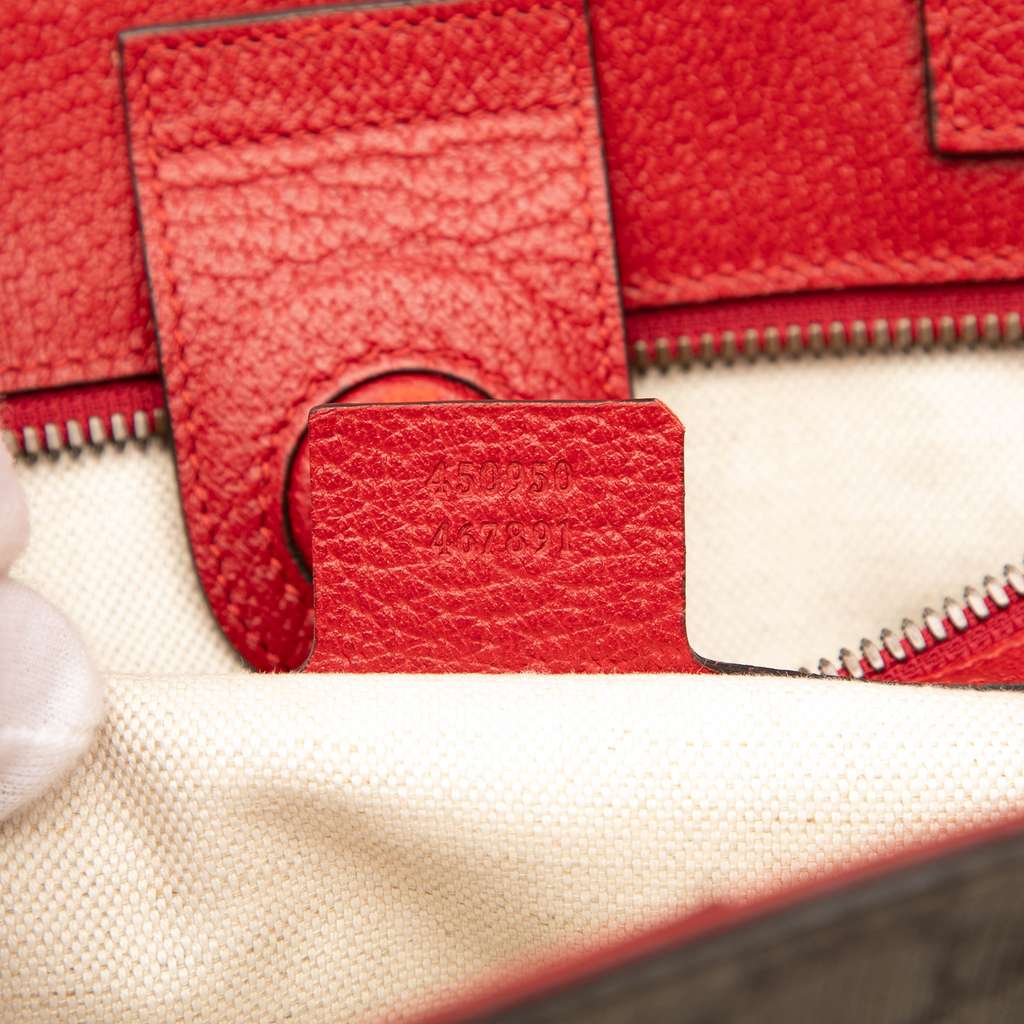 Gucci GG Supreme Web Bosco Satchel - Detail 1