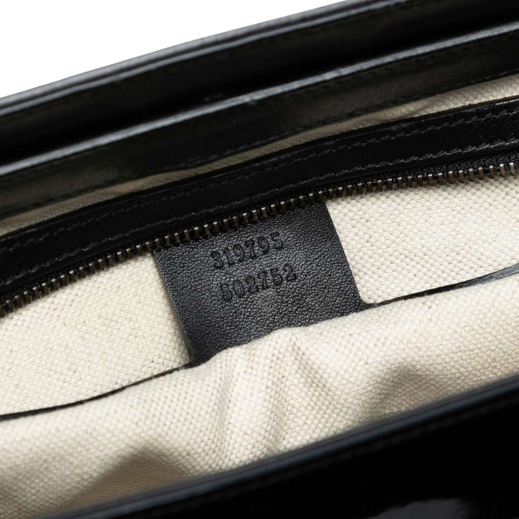 Gucci Patent Bright Bit Satchel - Detail 1
