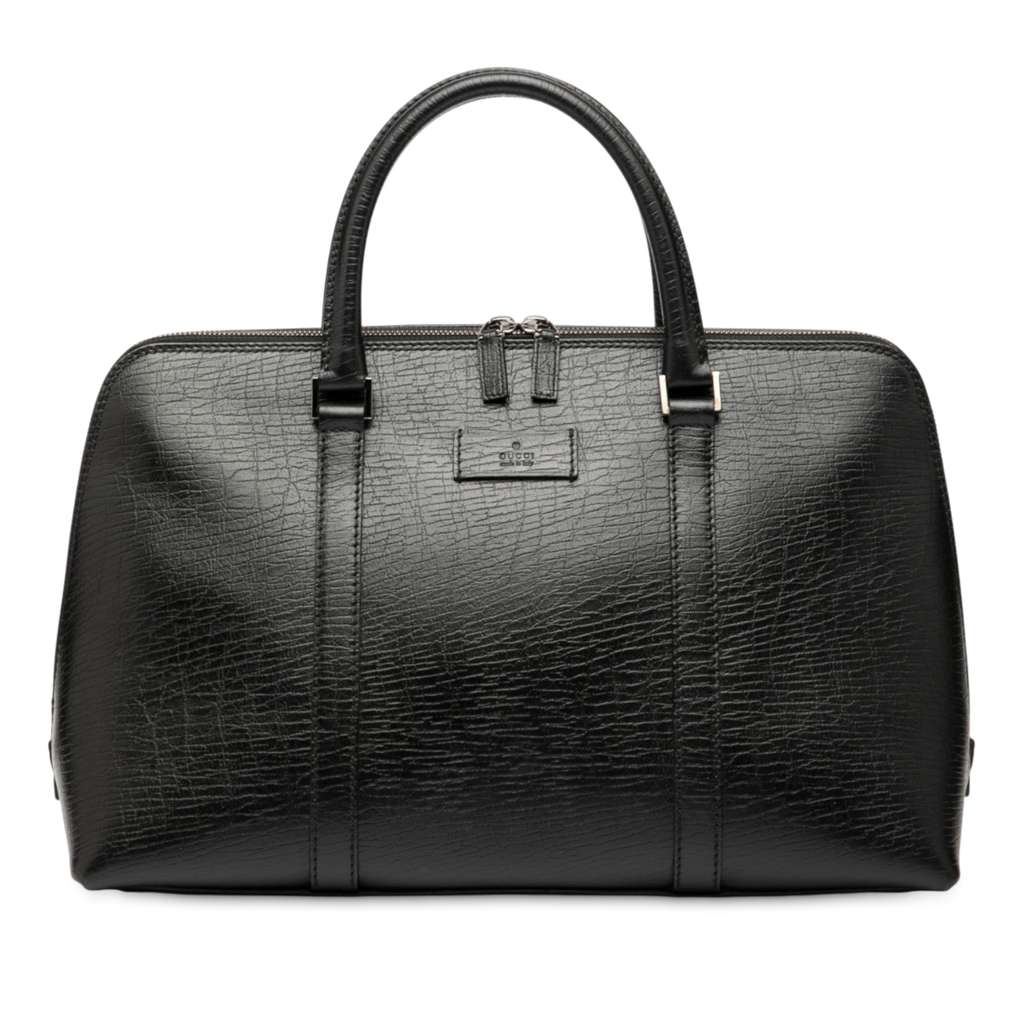 Gucci Textured Calfskin Handbag