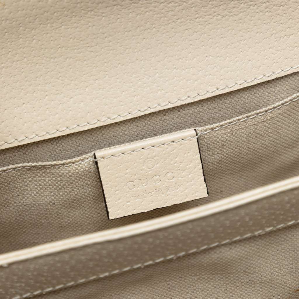 Gucci Mini Leather Bamboo Dionysus Web Satchel - Side view