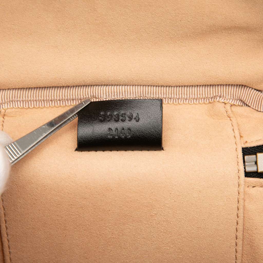 Gucci Mini GG Marmont Matelasse Leather Round Backpack - Detail 1