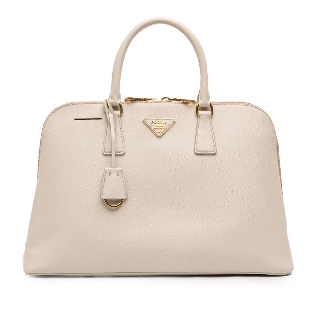 Prada Large Saffiano Lux Promenade Satchel