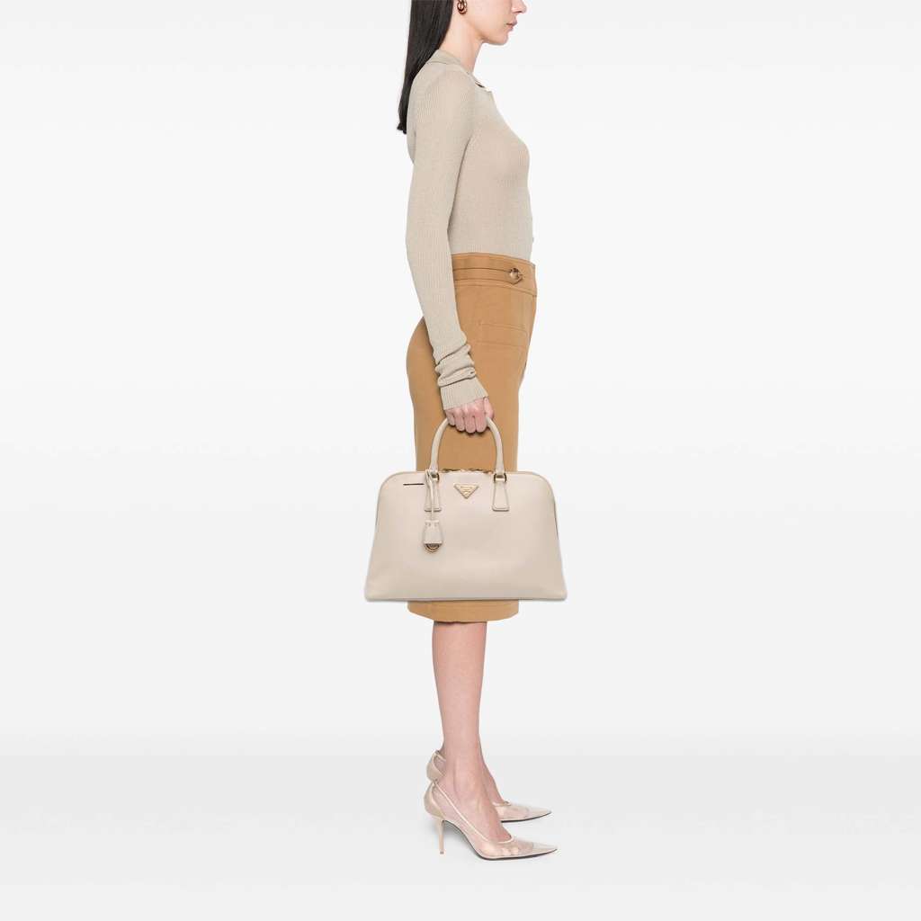 Prada Large Saffiano Lux Promenade Satchel - Image 14