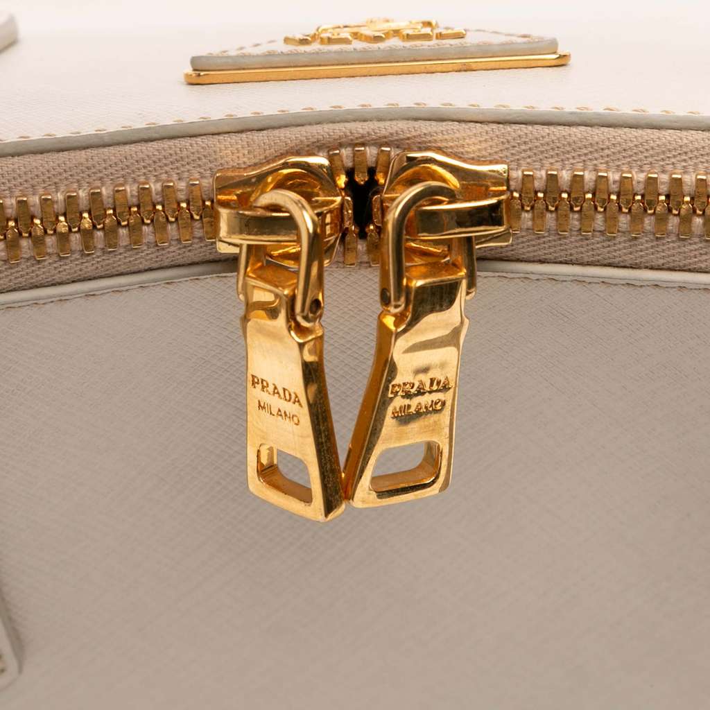 Prada Large Saffiano Lux Promenade Satchel - Image 12