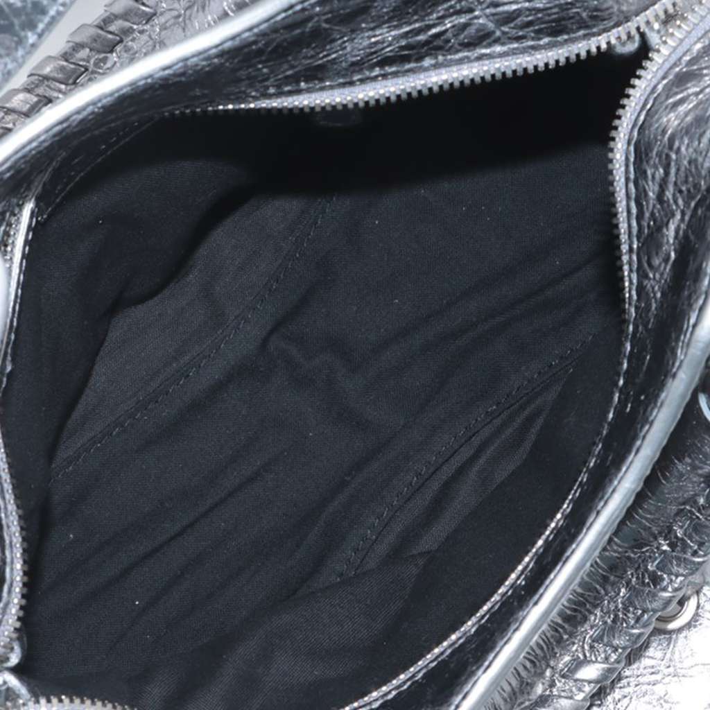 Balenciaga XS Metallic Lambskin Motocross Neo Cagole - Image 6