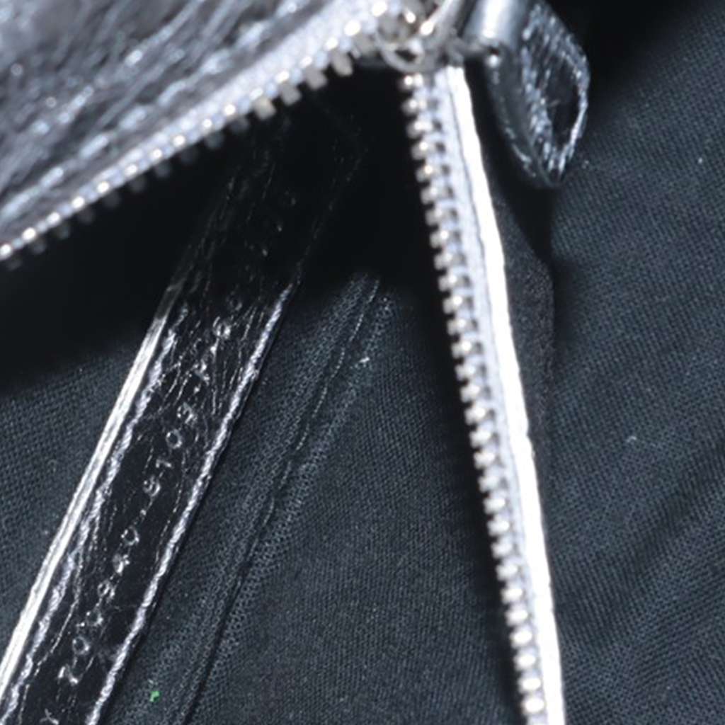 Balenciaga XS Metallic Lambskin Motocross Neo Cagole - Side view