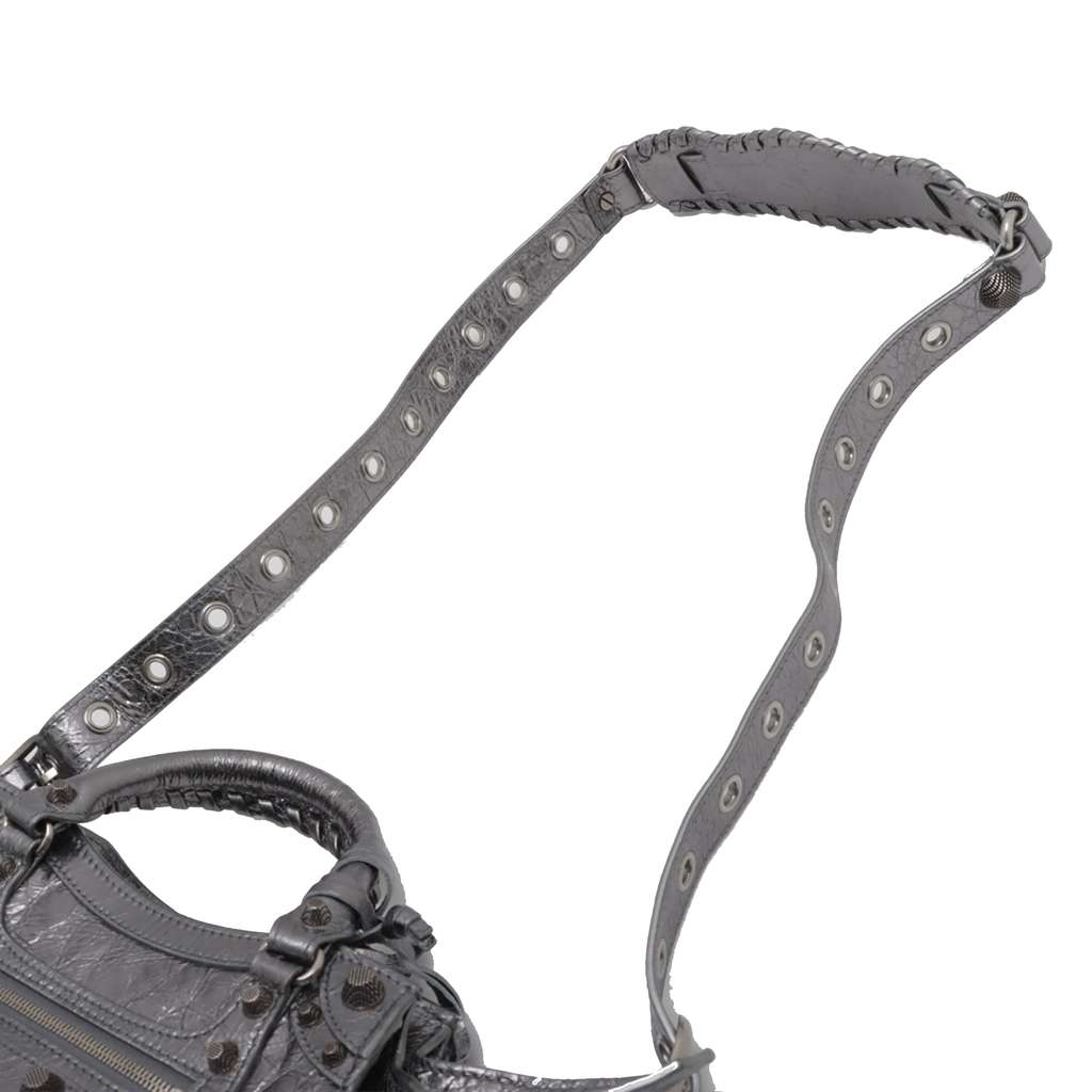 Balenciaga XS Metallic Lambskin Motocross Neo Cagole - Image 12