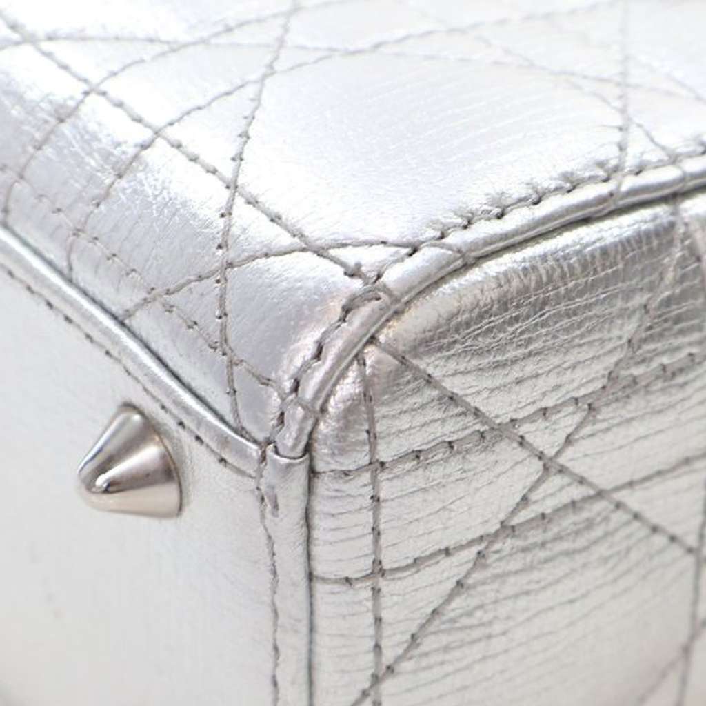 Dior Small Metallic Grained Calfskin Cannage My ABCDior Lady Dior - Image 14