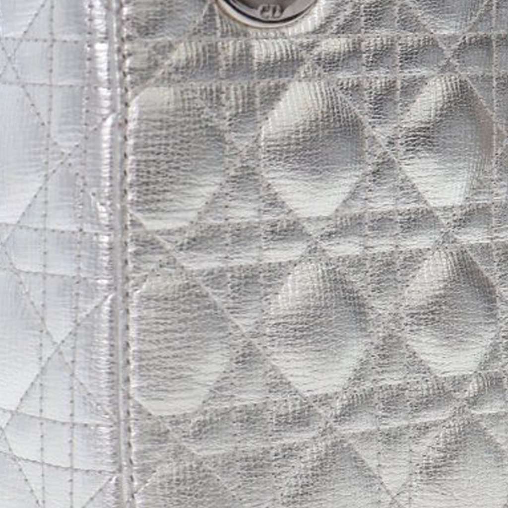 Dior Small Metallic Grained Calfskin Cannage My ABCDior Lady Dior - Detail 1