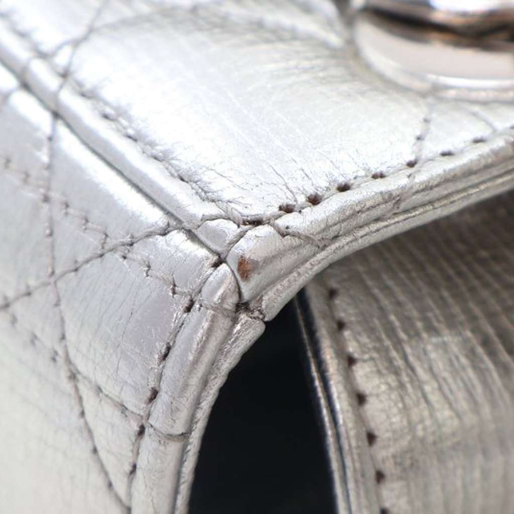 Dior Small Metallic Grained Calfskin Cannage My ABCDior Lady Dior - Image 10