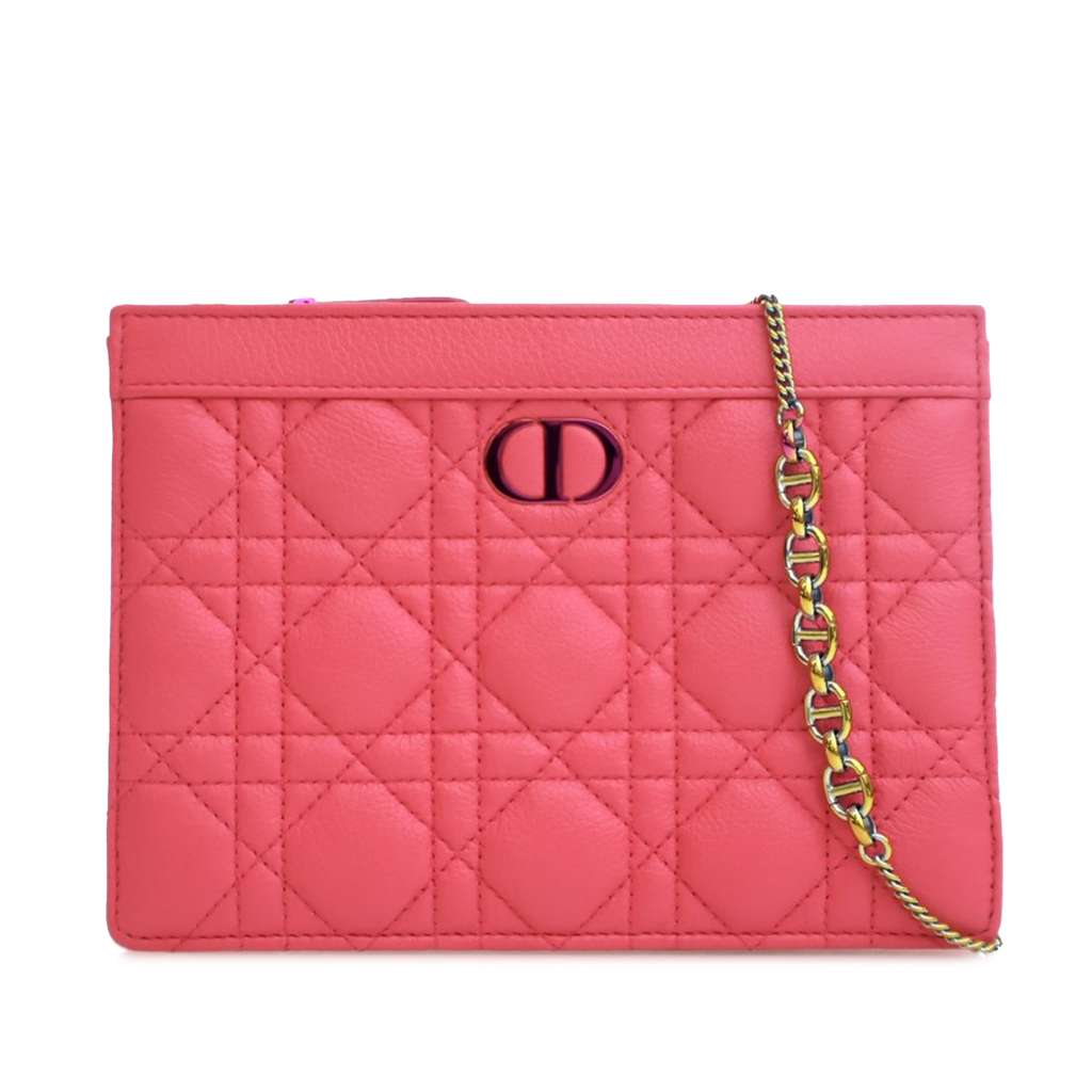 Dior Supple Cannage Calfskin Caro Every Dior Pouch