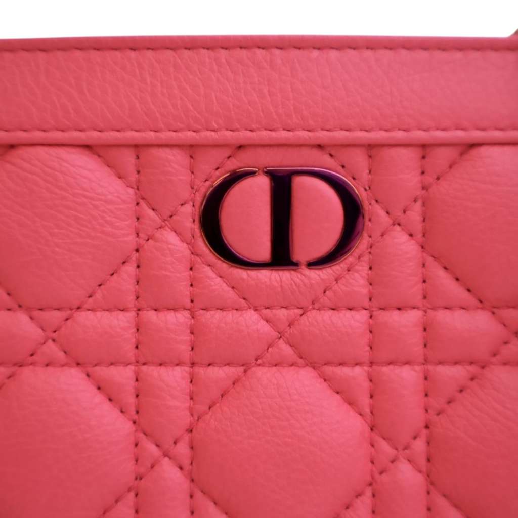 Dior Supple Cannage Calfskin Caro Every Dior Pouch - Side view