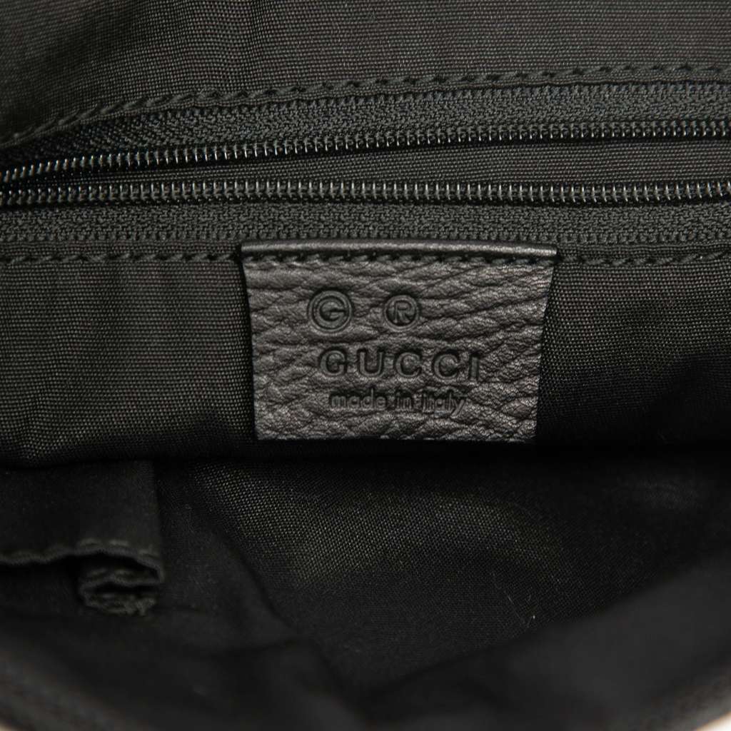 Gucci Guccissima Trimmed Suede Crossbody - Side view