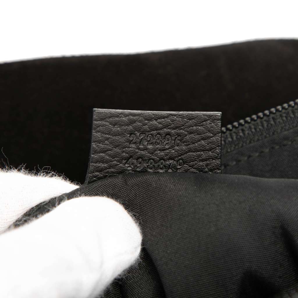 Gucci Guccissima Trimmed Suede Crossbody - Detail 1