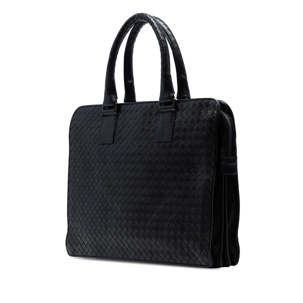 Bottega Veneta Nappa Intrecciato Business Bag - Back view